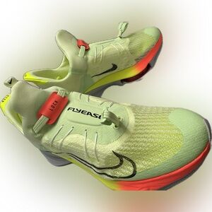 Nike Air Zoom CV1889-700 Tempo FlyEase 'Barely VoltHyper Orange' shoe NWOT